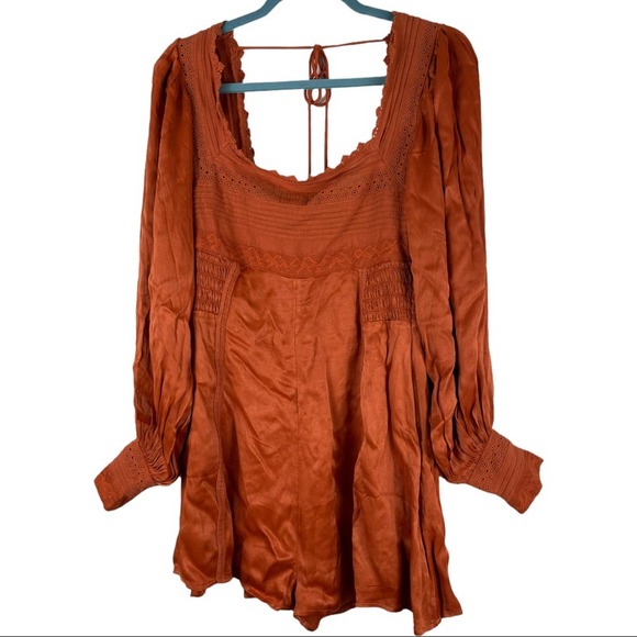 FREE PEOPLE Farrow Romper NWOT sz 6 - Picture 7 of 8